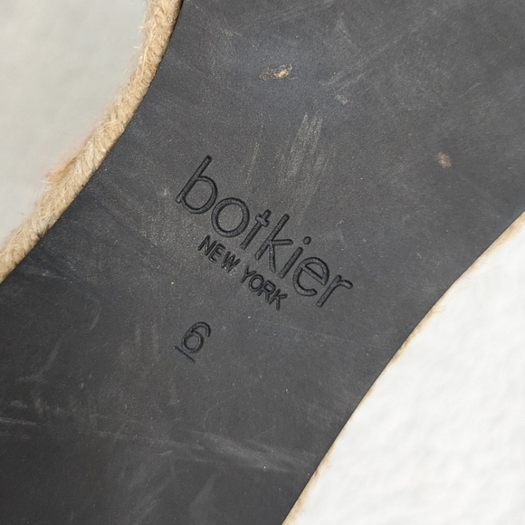 Botkier New York Hudson Zipper Ankle Strap Black Espadrille Sandal 6 - Picture 5 of 6